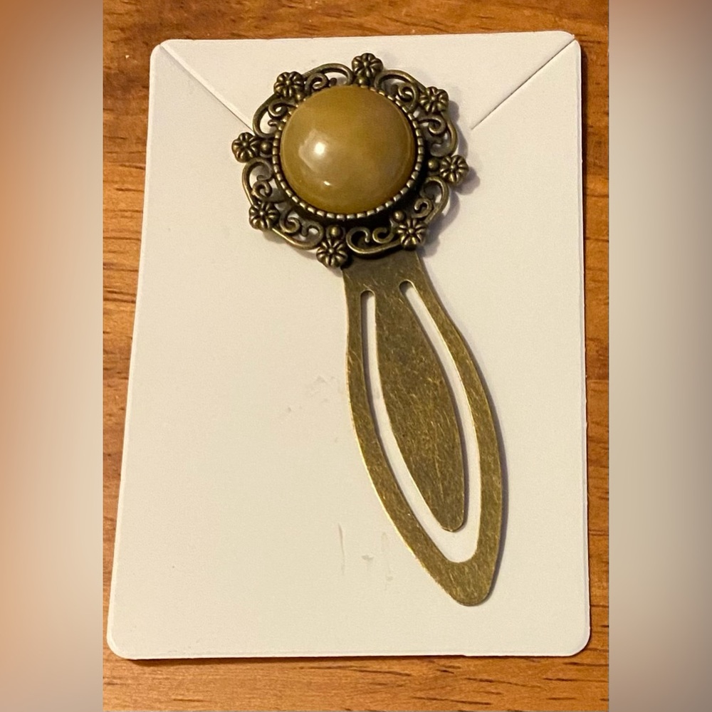 NEW Jade Brass bookmark - Strictly Canadian!